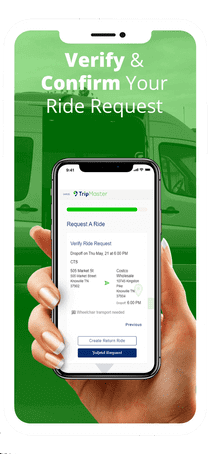 Verify & confirm your ride requests
