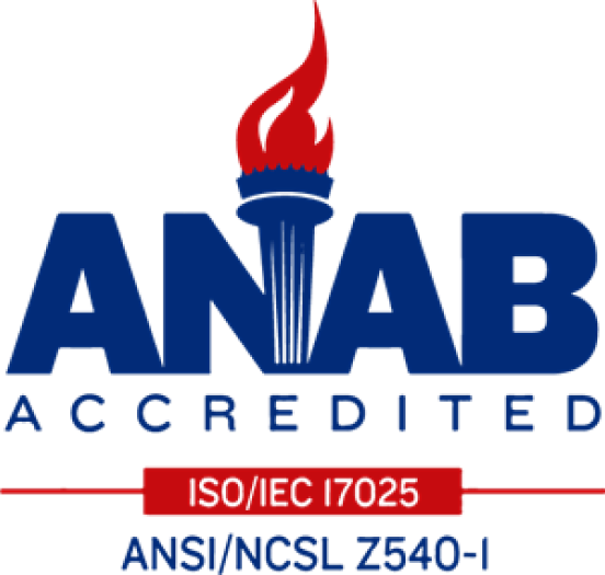 ANAB Accredited ISO/IEC 107025
