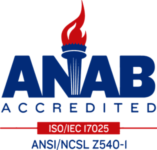 ANAB Accredited ISO/IEC 107025