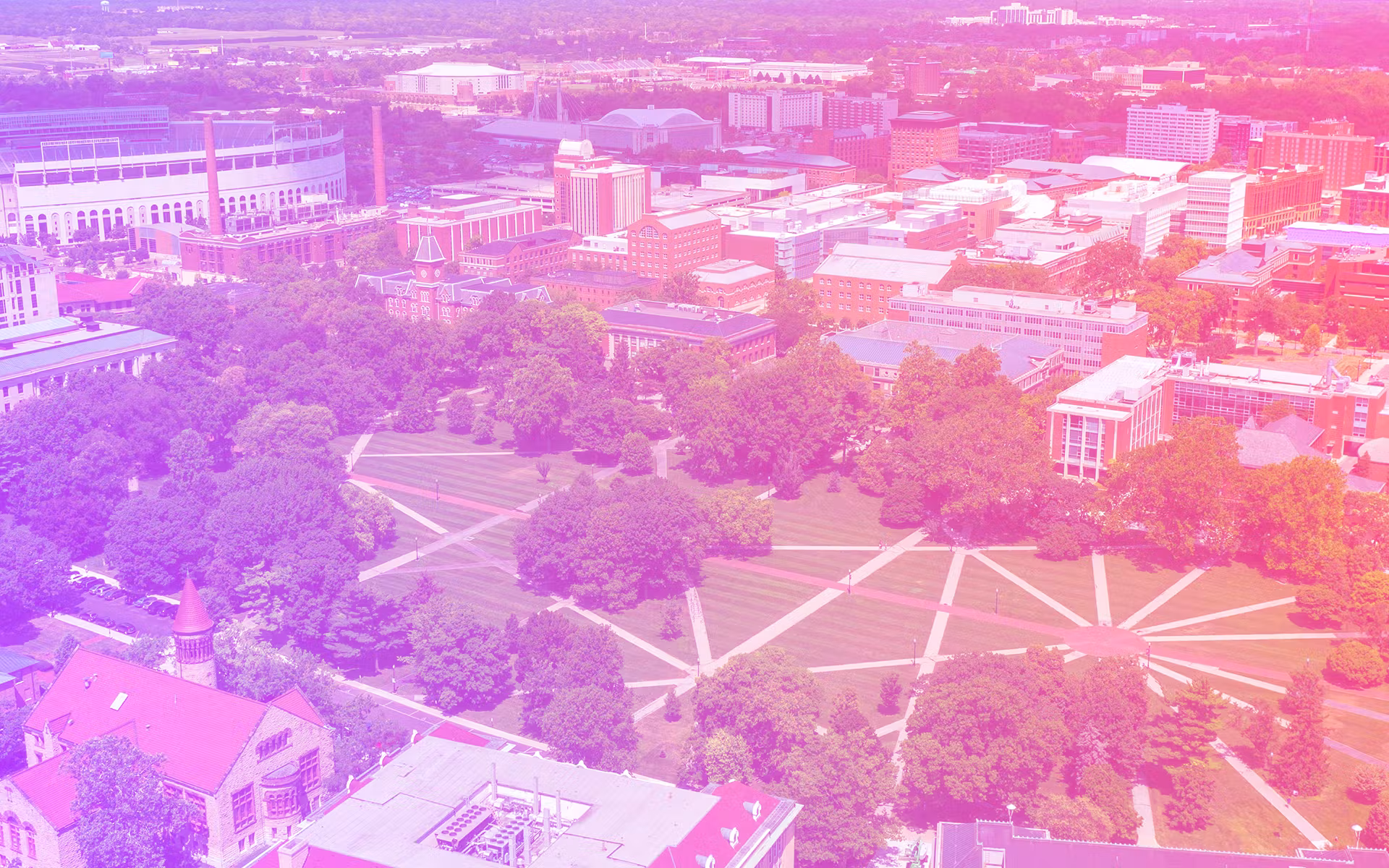 Stylized Photo of Ohio State University 