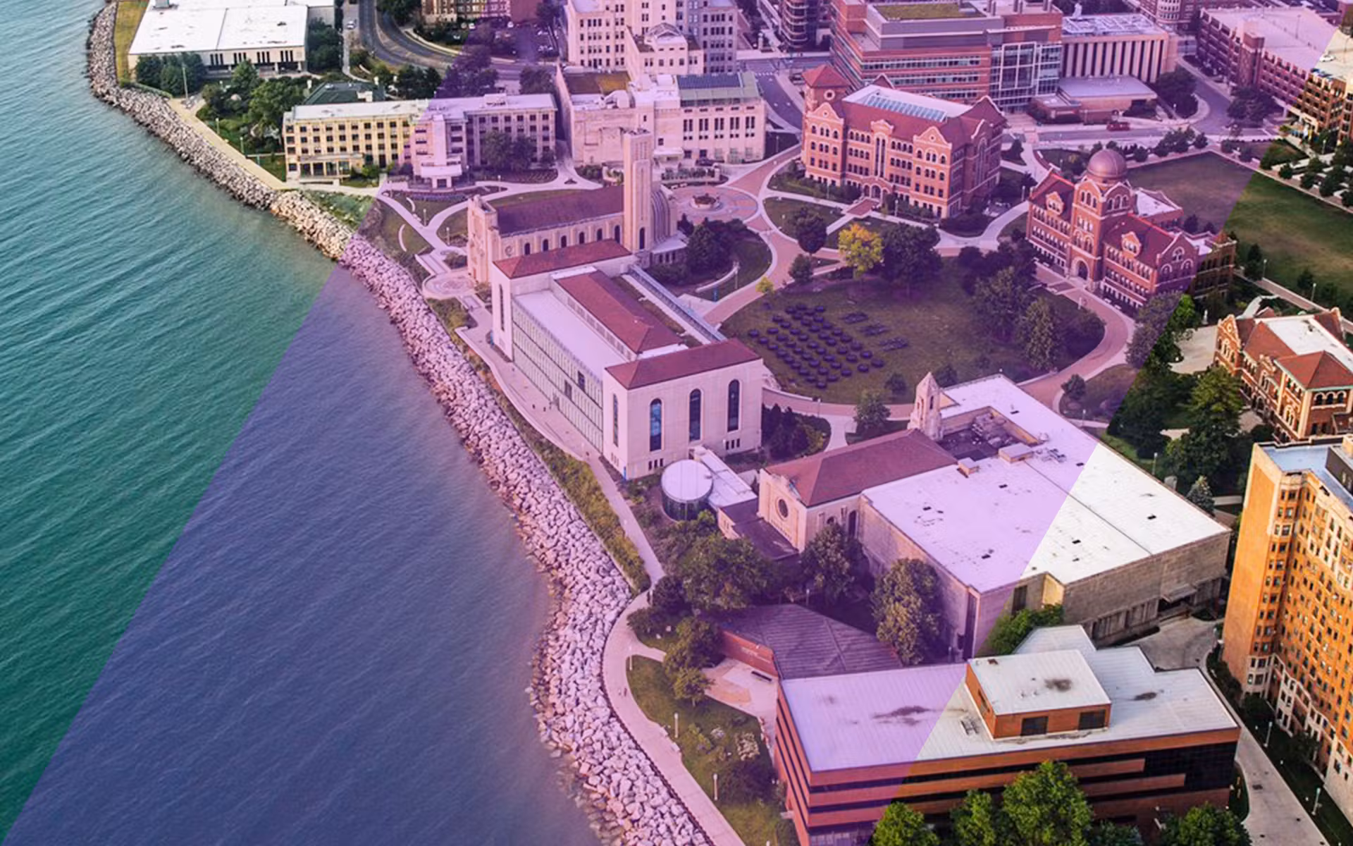 Stylized photo of Loyola University Chicago