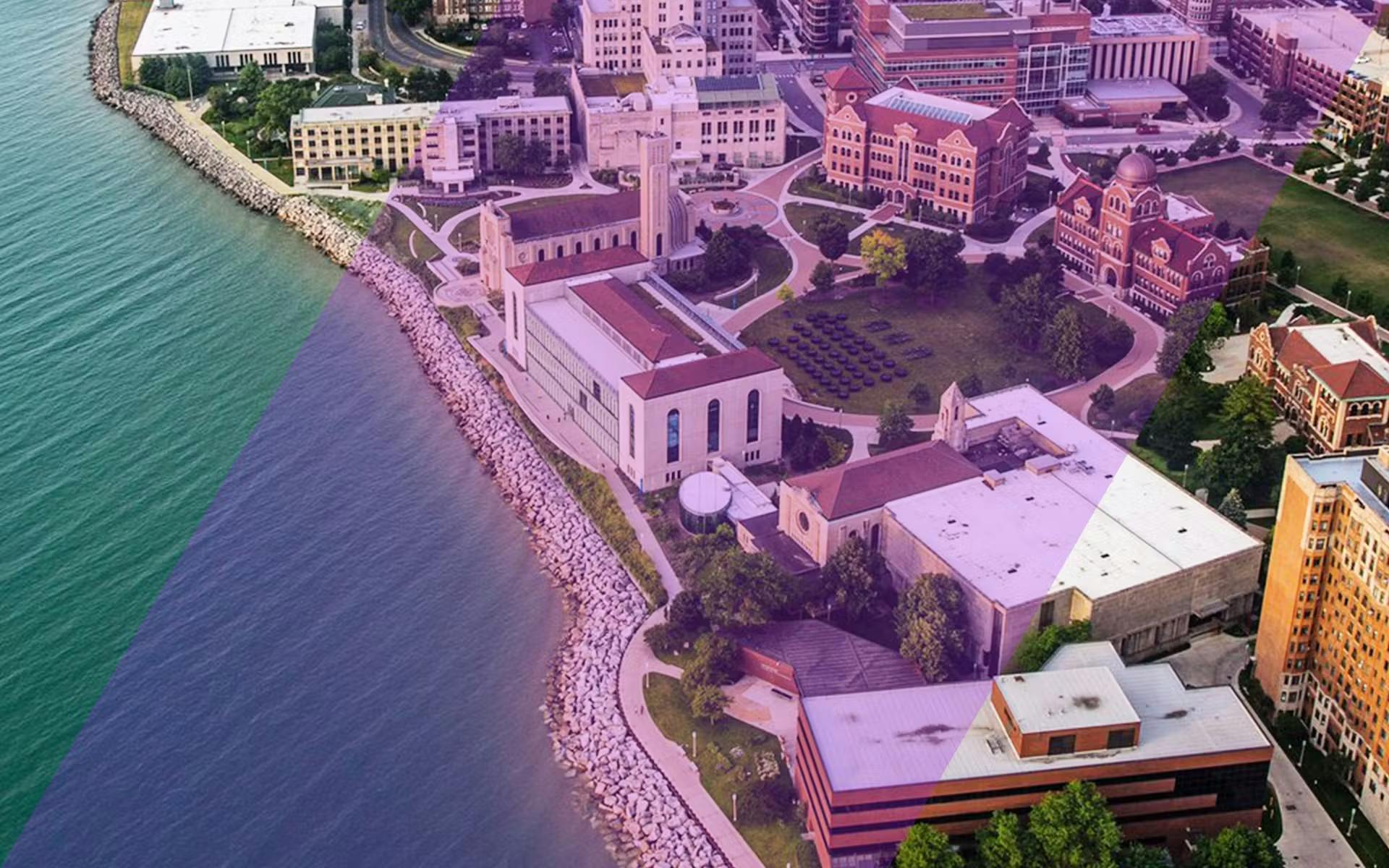 Stylized photo of Loyola University Chicago