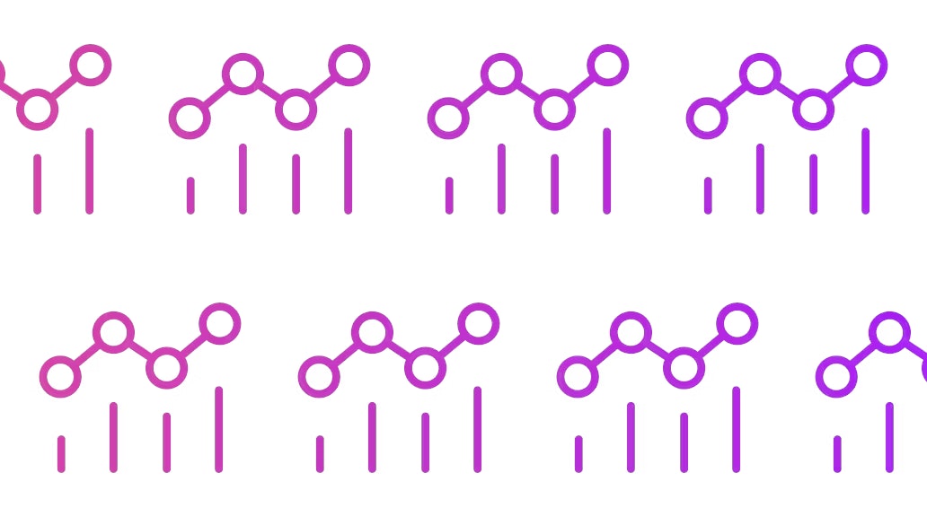 Data analytics chart illustration