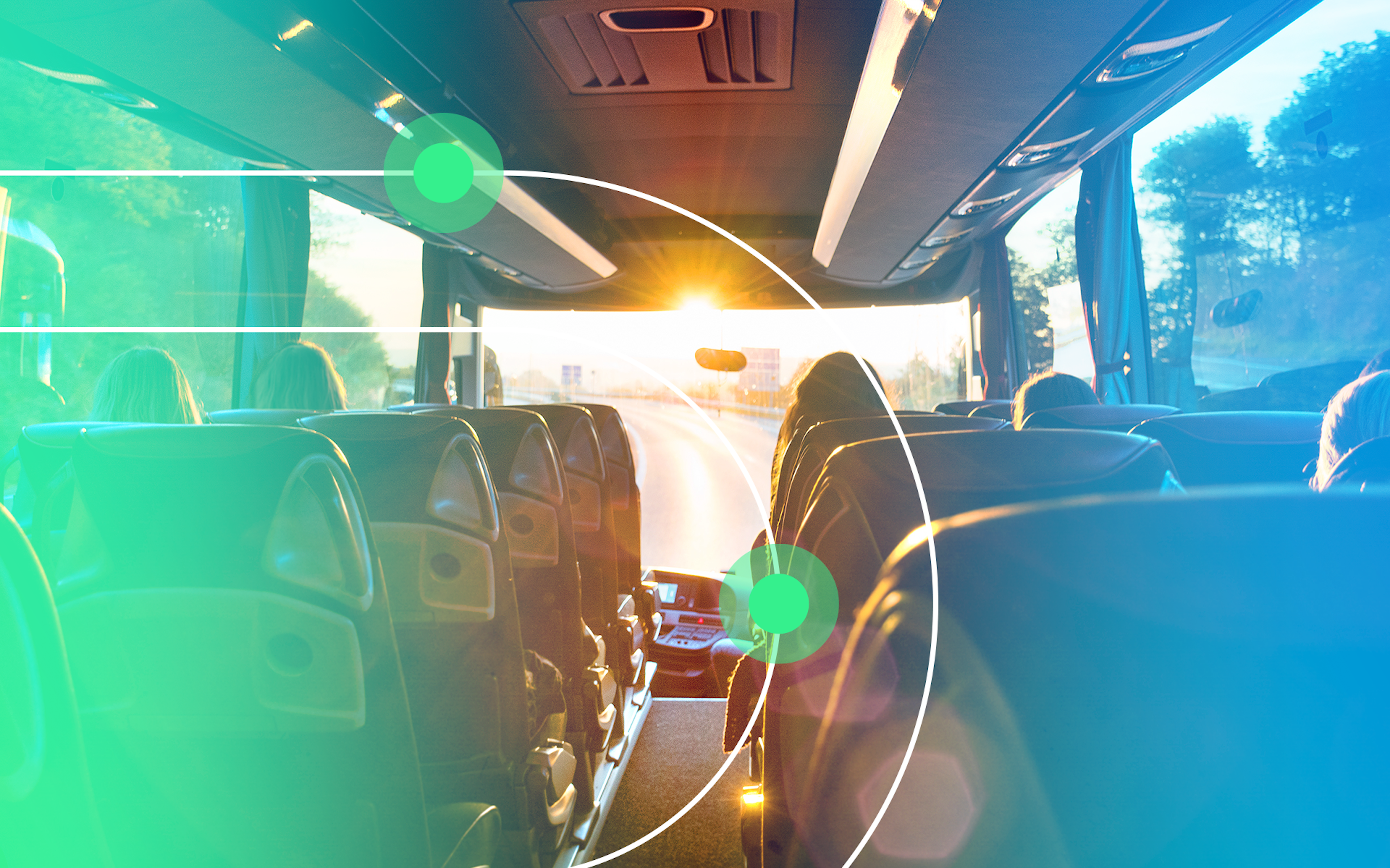 inside view of bus