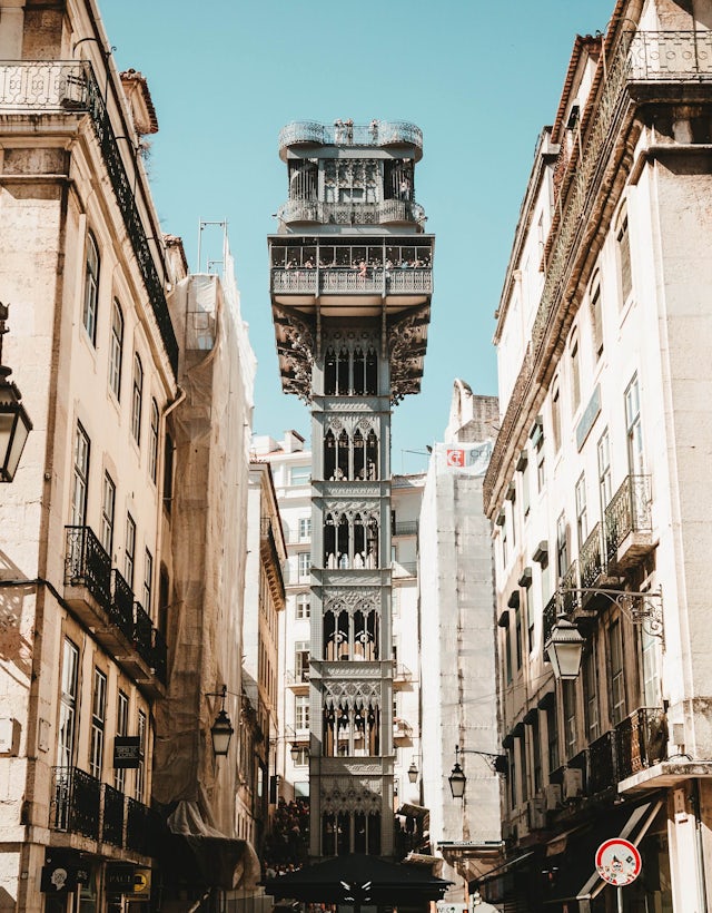 Elevador de Santa Justa, Lisboa. Portugal