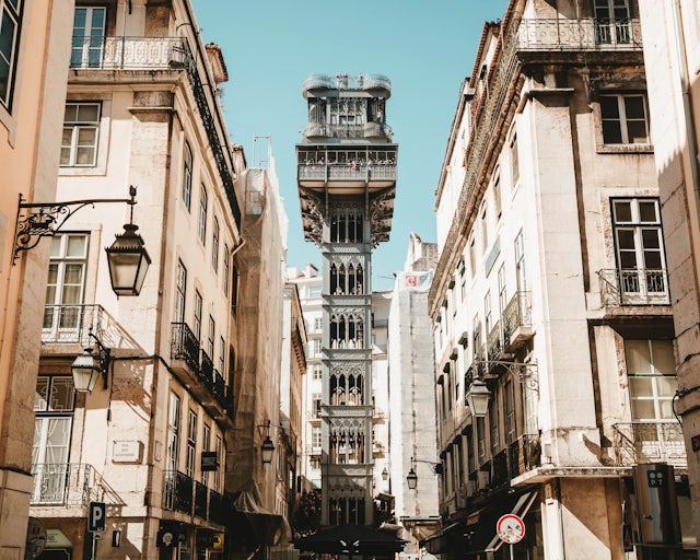 Elevador de Santa Justa, Lisboa. Portugal