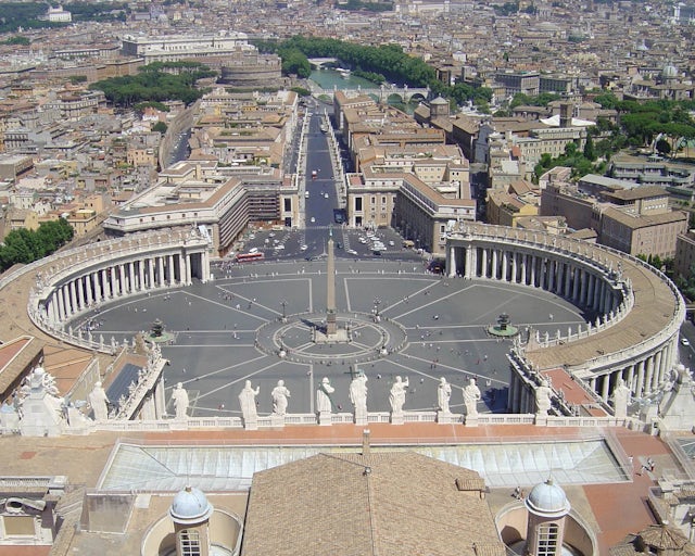 Praça de São Pedro, Roma. Itália