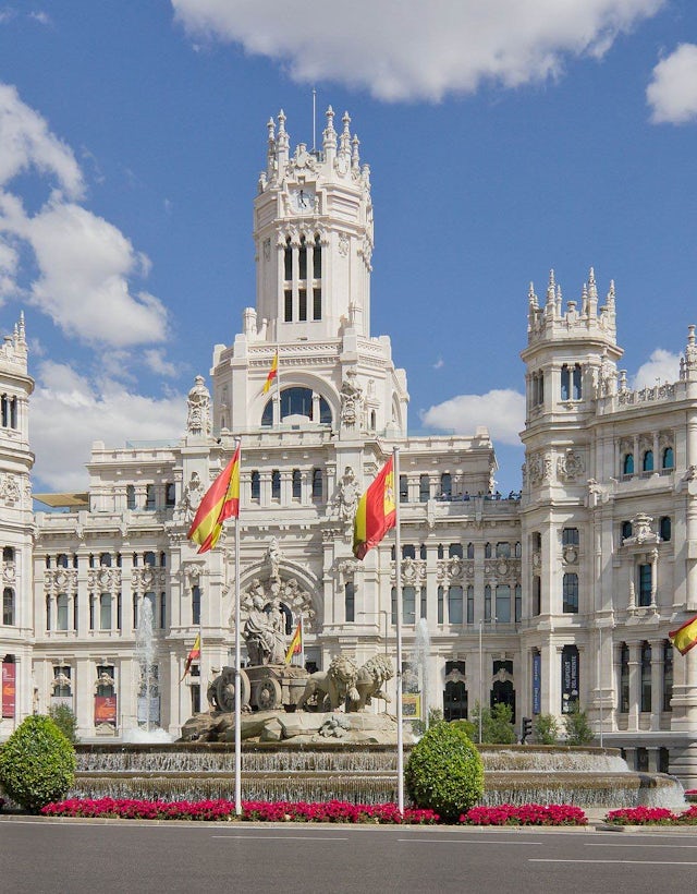 Plaza de Cibeles, Madrid. Espanha