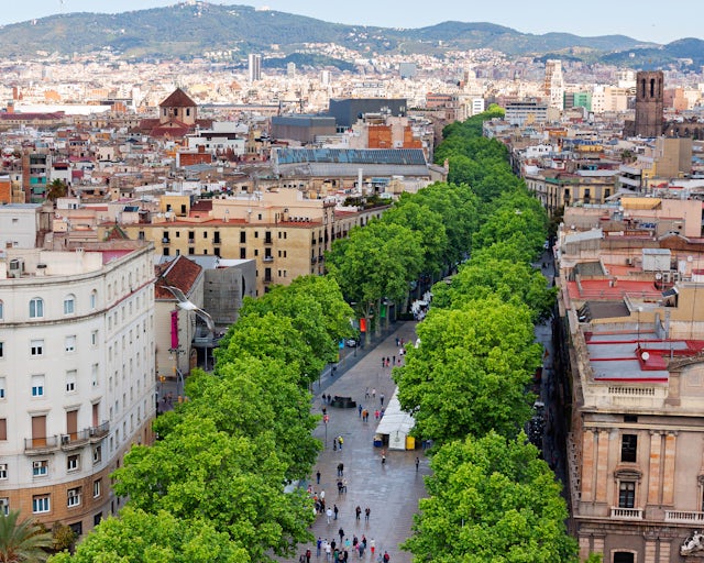 La Rambla, Barcelona. Espanha