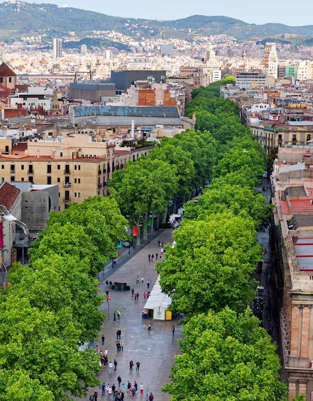 La Rambla, Barcelona. Espanha