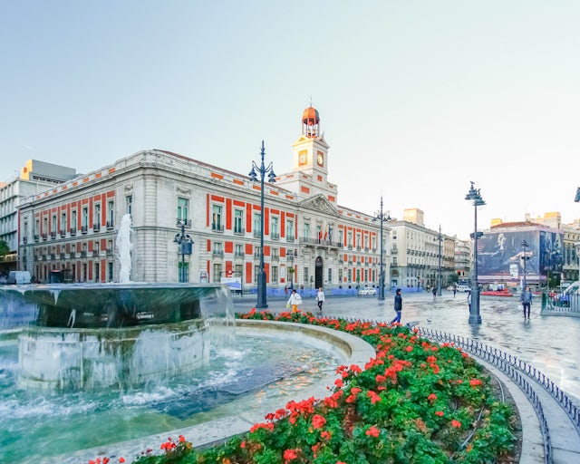 Puerta del Sol, Madrid. Espanha