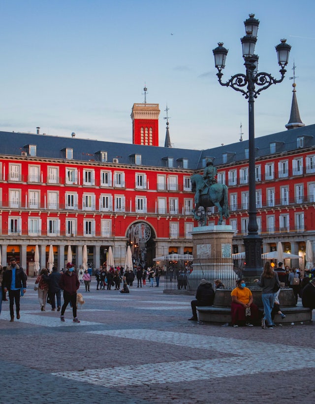 Plaza Mayor, Madrid. Espanha