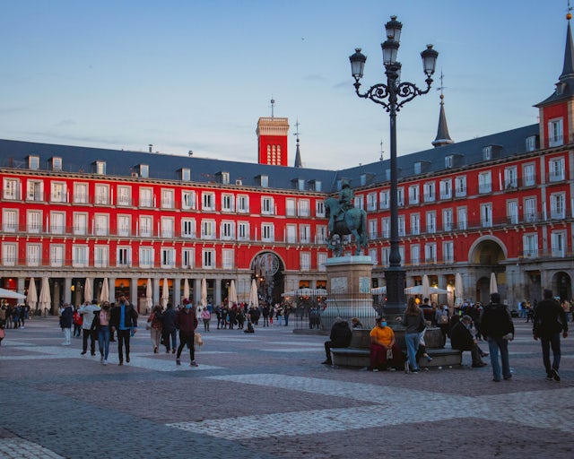 Plaza Mayor, Madrid. Espanha