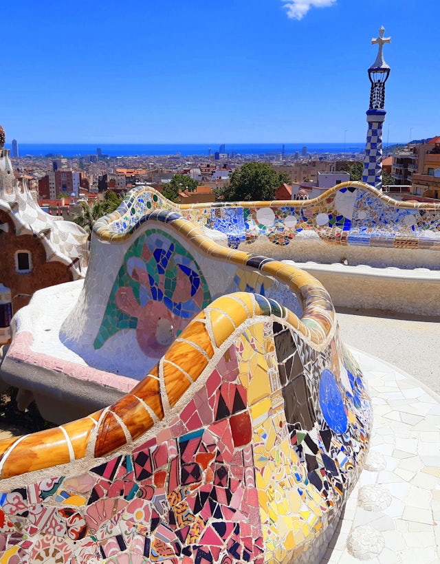 Park Guell, Barcelona. Espanha