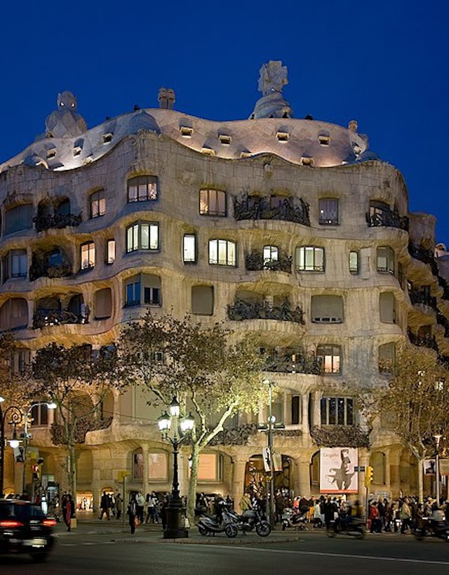 Casa Mila La Pedrera, Barcelona. Espanha