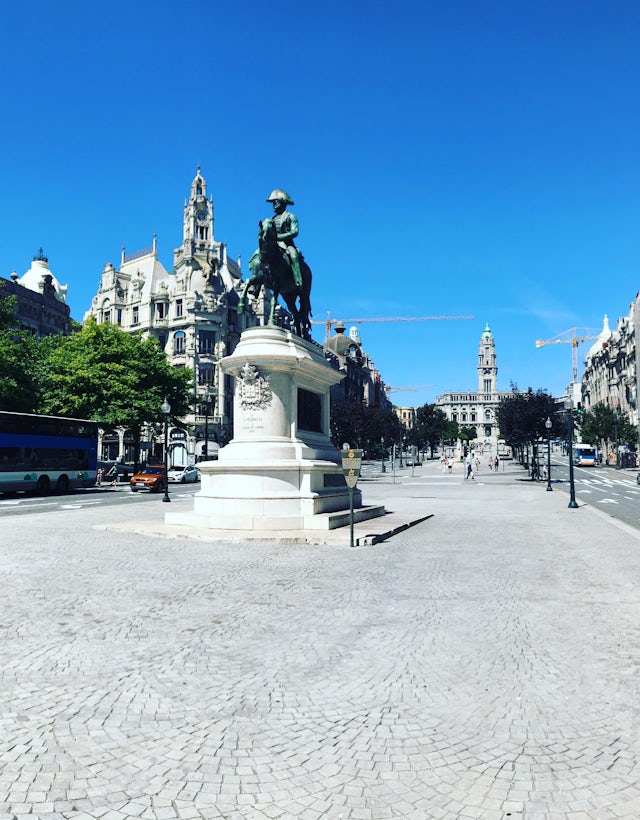 Praça da Liberdade, Porto. Portugal