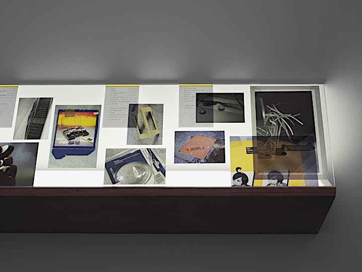 Installation detail of lightbox installation, Addendum I (Finding Chopin: Dans l’Essex), 2014, at Turner Prize 2014 exhibition, Tate Britain, London. September 2014 until January 2015