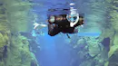 Person snorkeling.