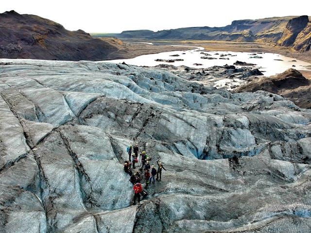 island gletscher tour boot