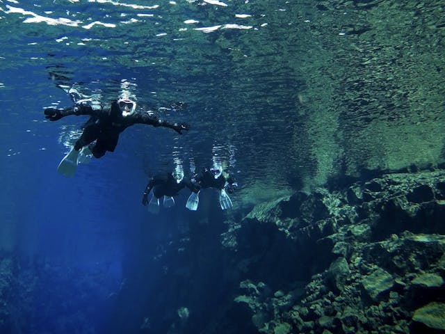 snorkeling in Silfra