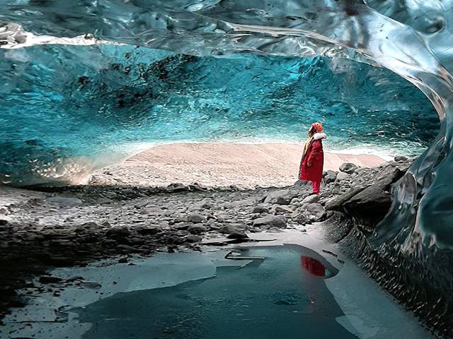 Crystal Blue ice cave
