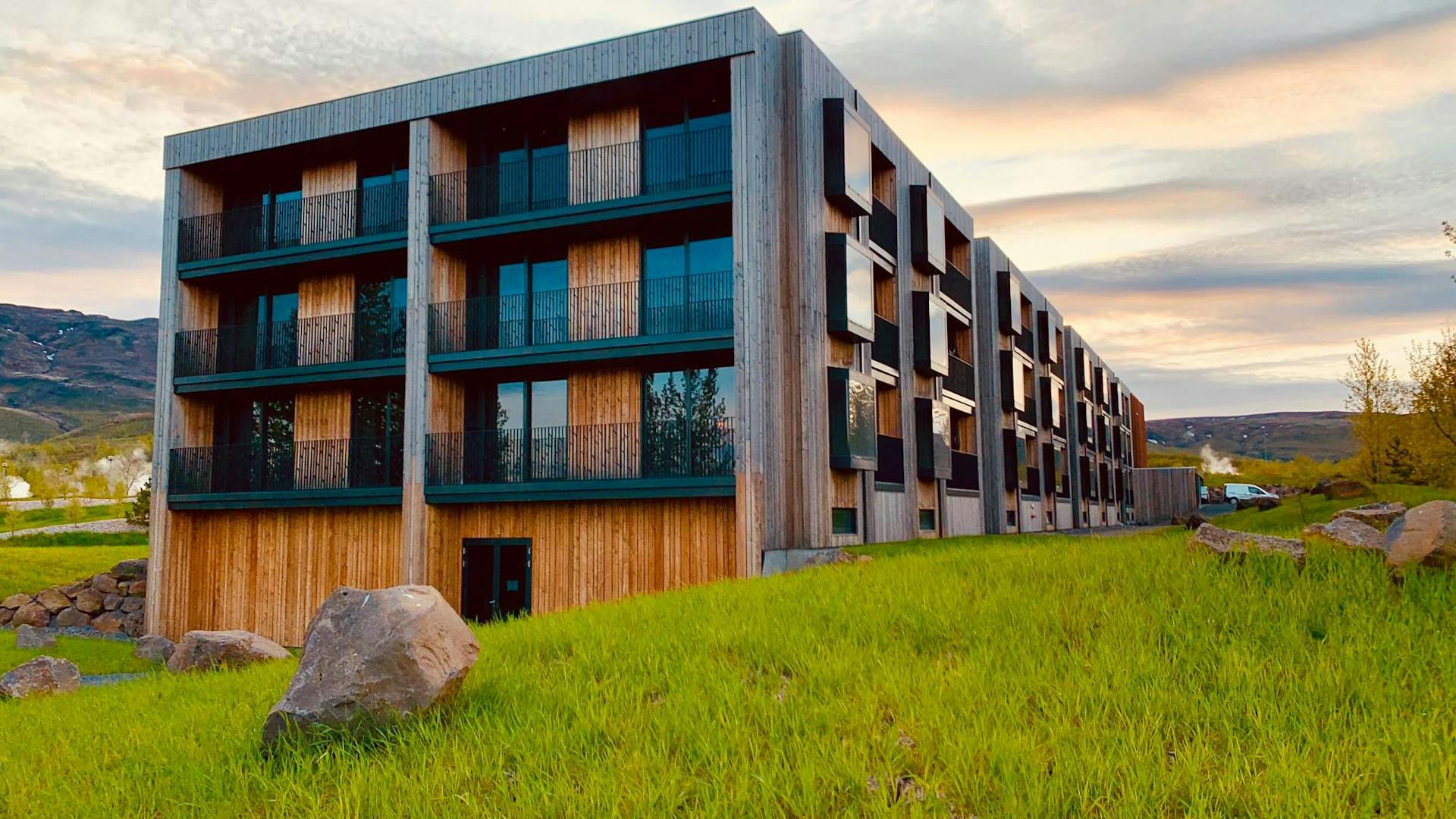 Hotel in the west of Iceland.