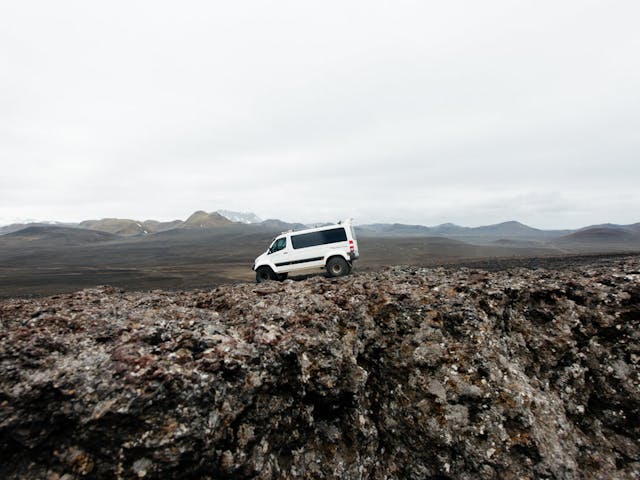 A Super Jeep in the highlands