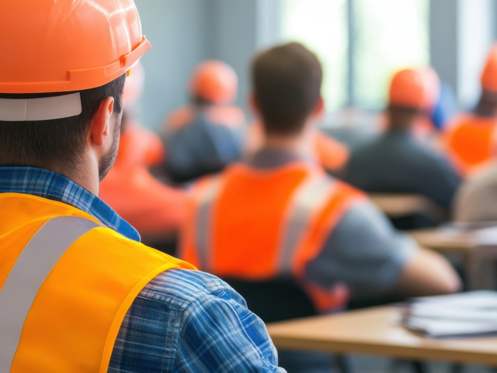 ex-military people in training together