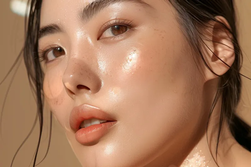 Glowing face