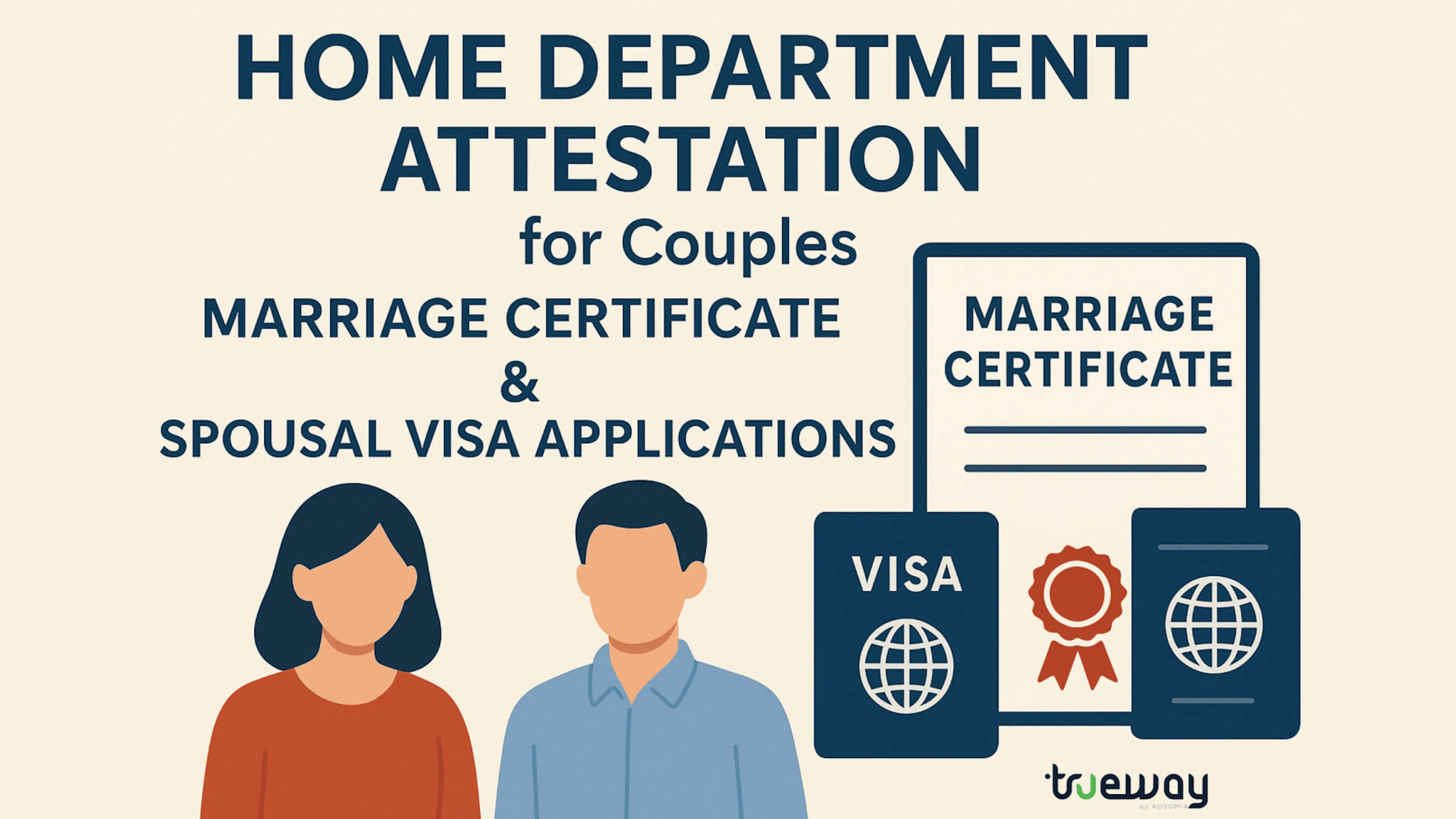 Home Department Attestation for Couples: Marriage Certificate & Spousal Visa Applications