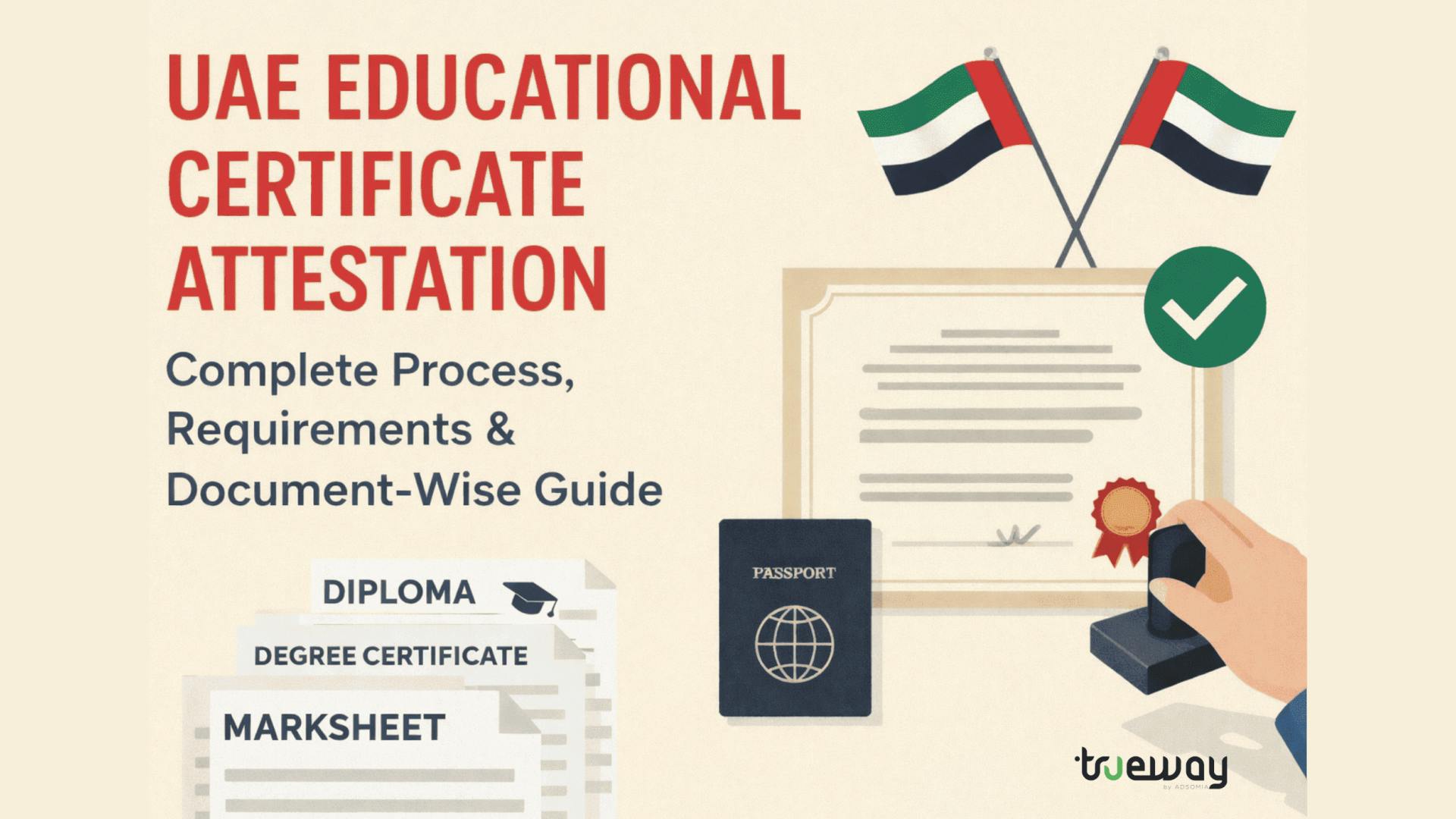 UAE Educational Certificate Attestation: Complete Process, Requirements & Document-Wise Guide