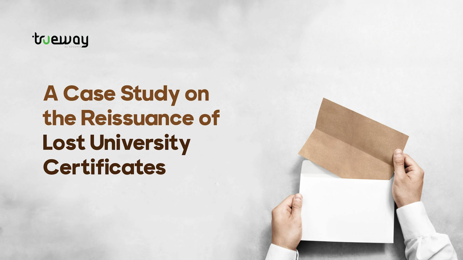 Certificate loss: A Case Study on the Reissuance of Lost University Certificates