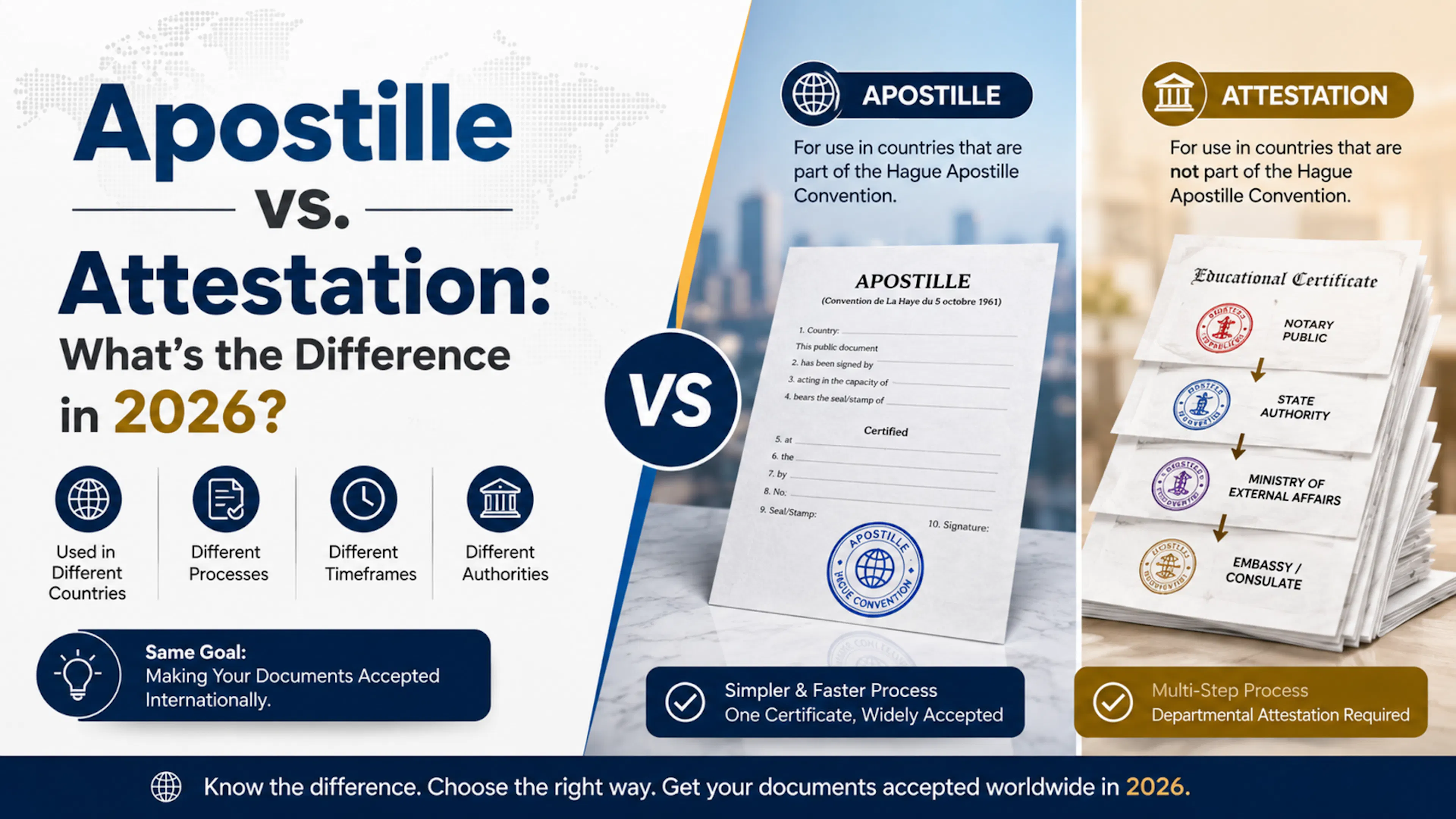 Apostille vs. Attestation: What’s the Difference in 2026?