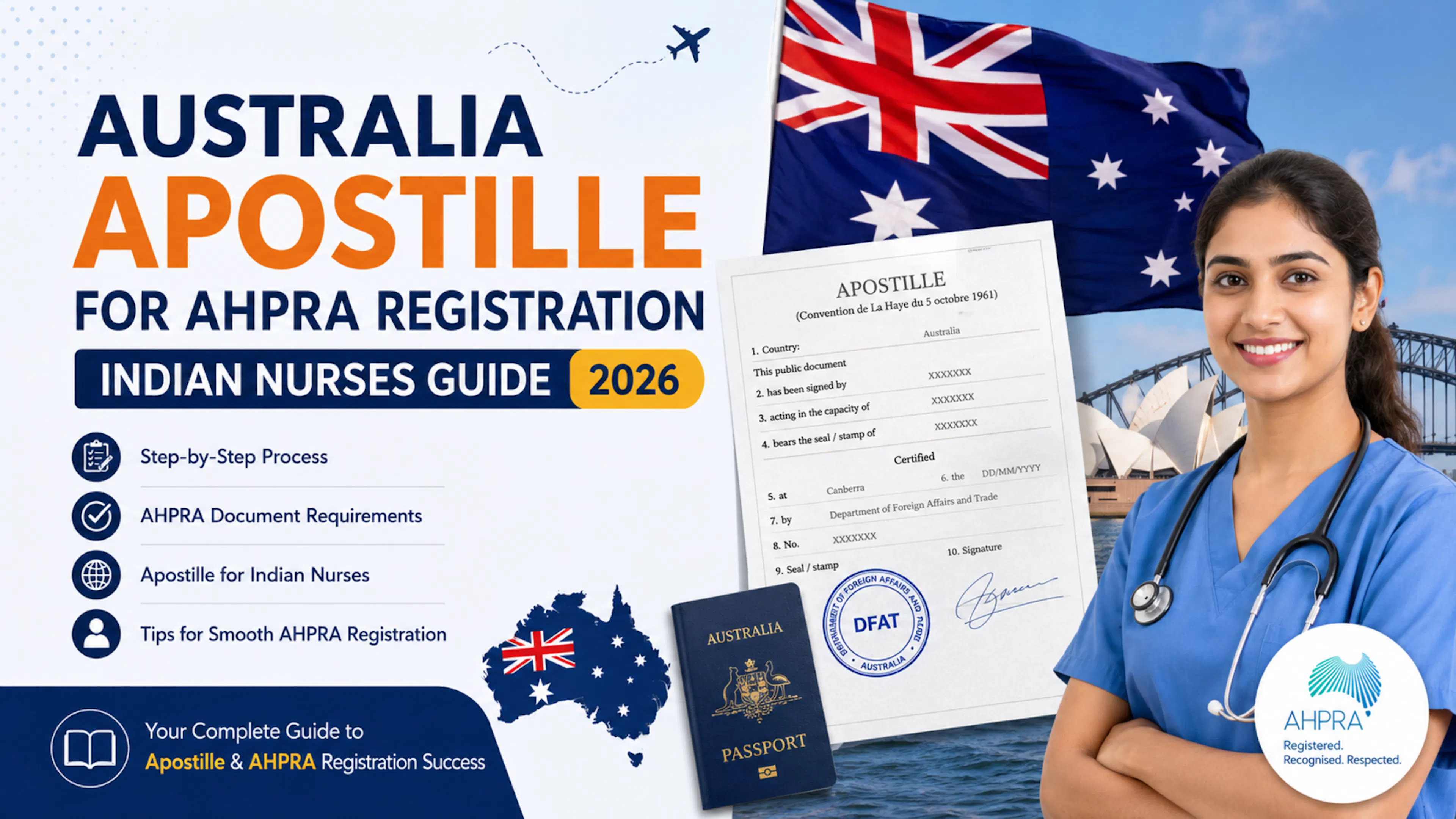 Australia Apostille for AHPRA Registration | Indian Nurses Guide 2026