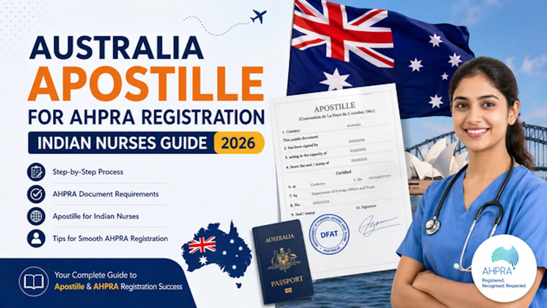 Australia Apostille for AHPRA Registration | Indian Nurses Guide 2026