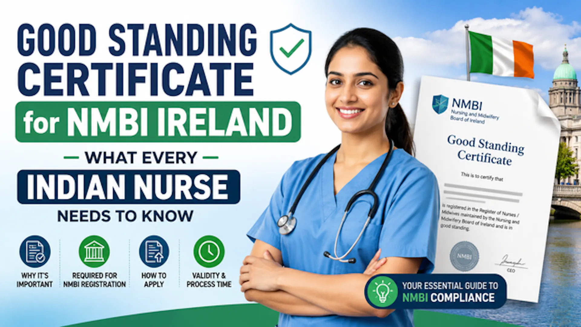 Good Standing Certificate for NMBI Ireland