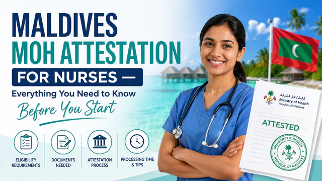 Maldives MOH Attestation for Nurses