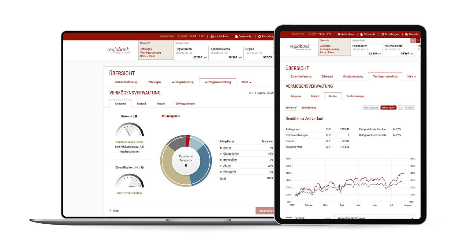 Screenshot regioInvest