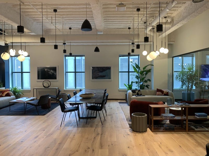 Industrious Boston Coworking Space Common Area