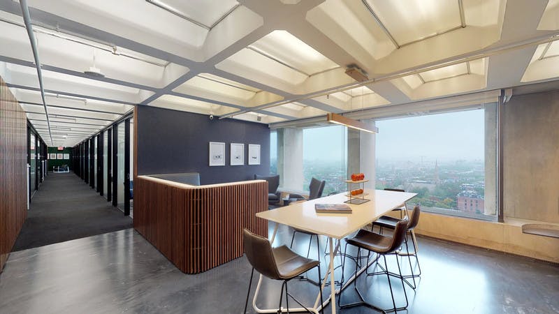 Boston Business District Coworking Space Common Area
