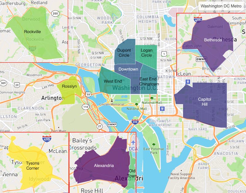 Truss tenant favorites in Washington, D.C. area