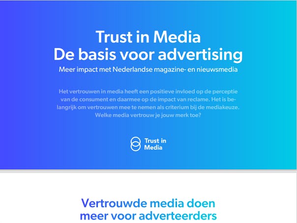 Download de nieuwe infographic: meer impact & ROI met reclame in vertrouwde media