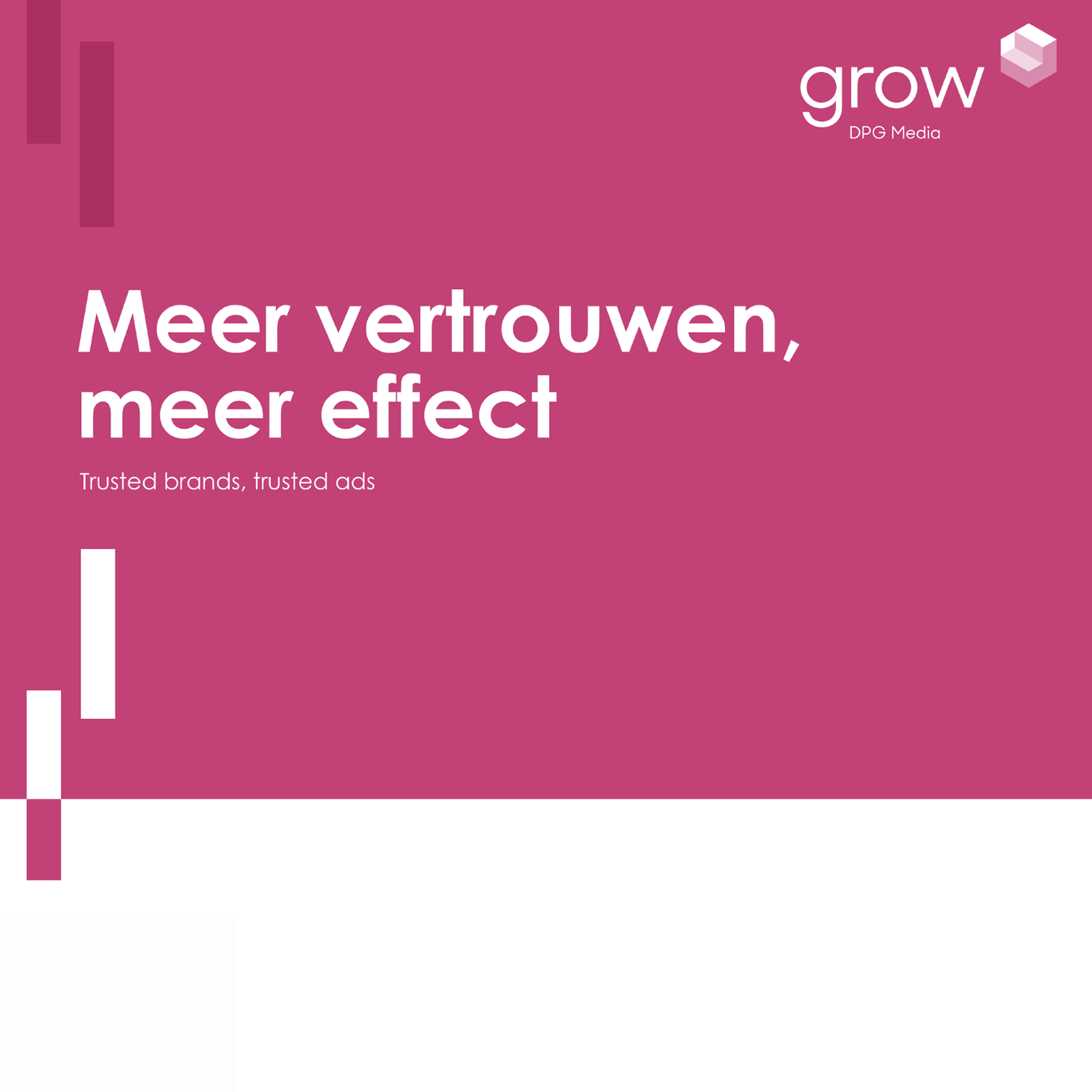 Meer vertrouwen, meer effect