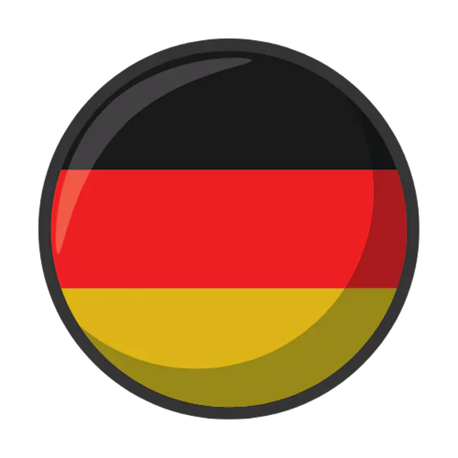 german flag button