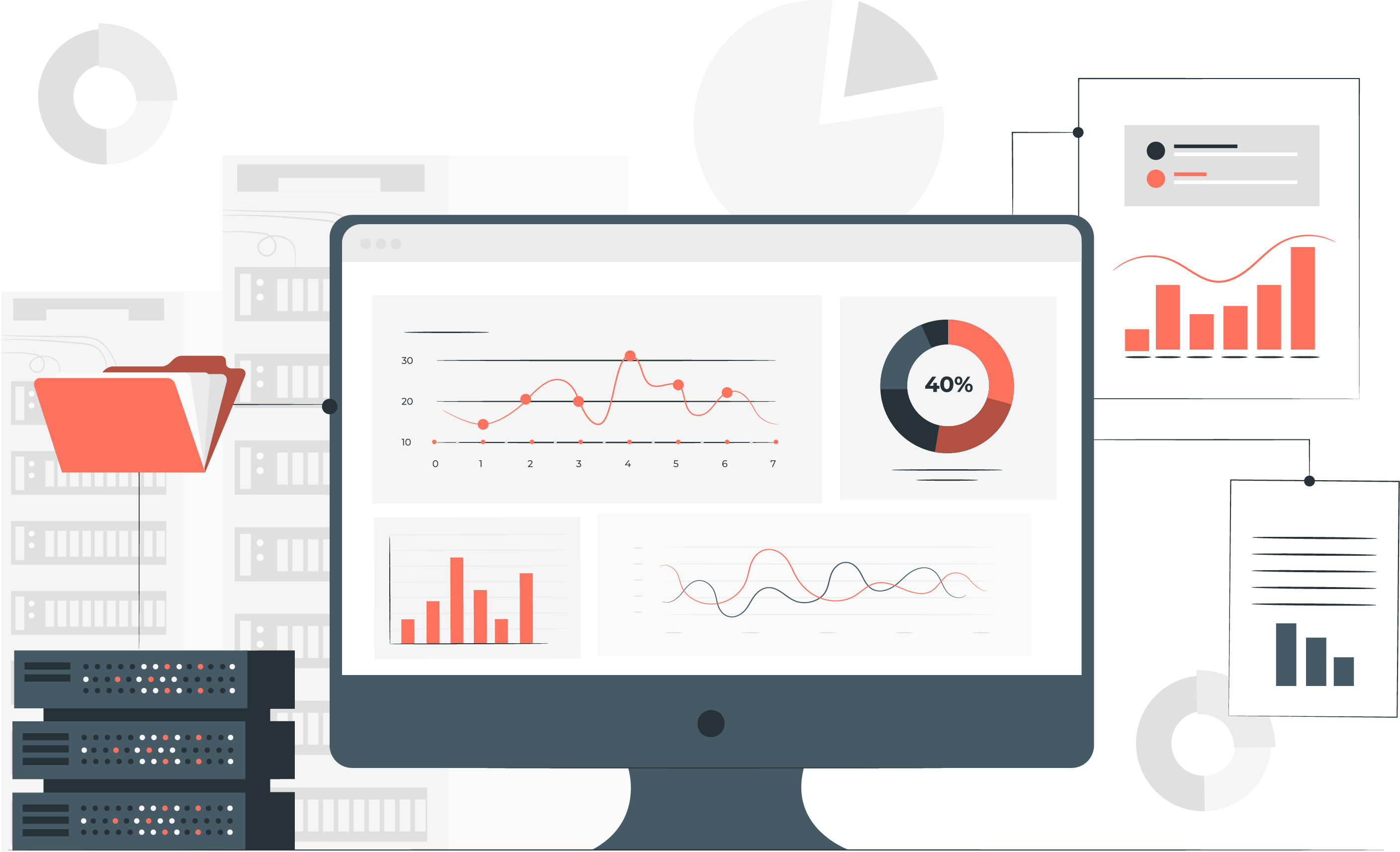 Desktop visual with charts