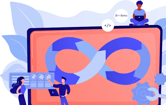 Continuous workflow illustration