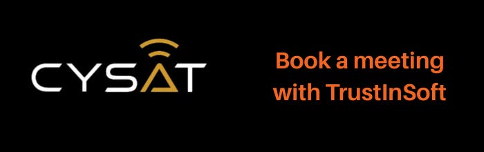 Book a meeting with TrustInSoft at CYSAT