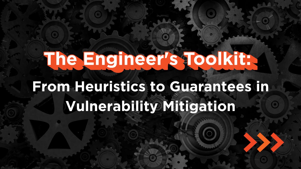 The Engineer's Toolkit: From Heuristics to Guarantees in Vulnerability Mitigation