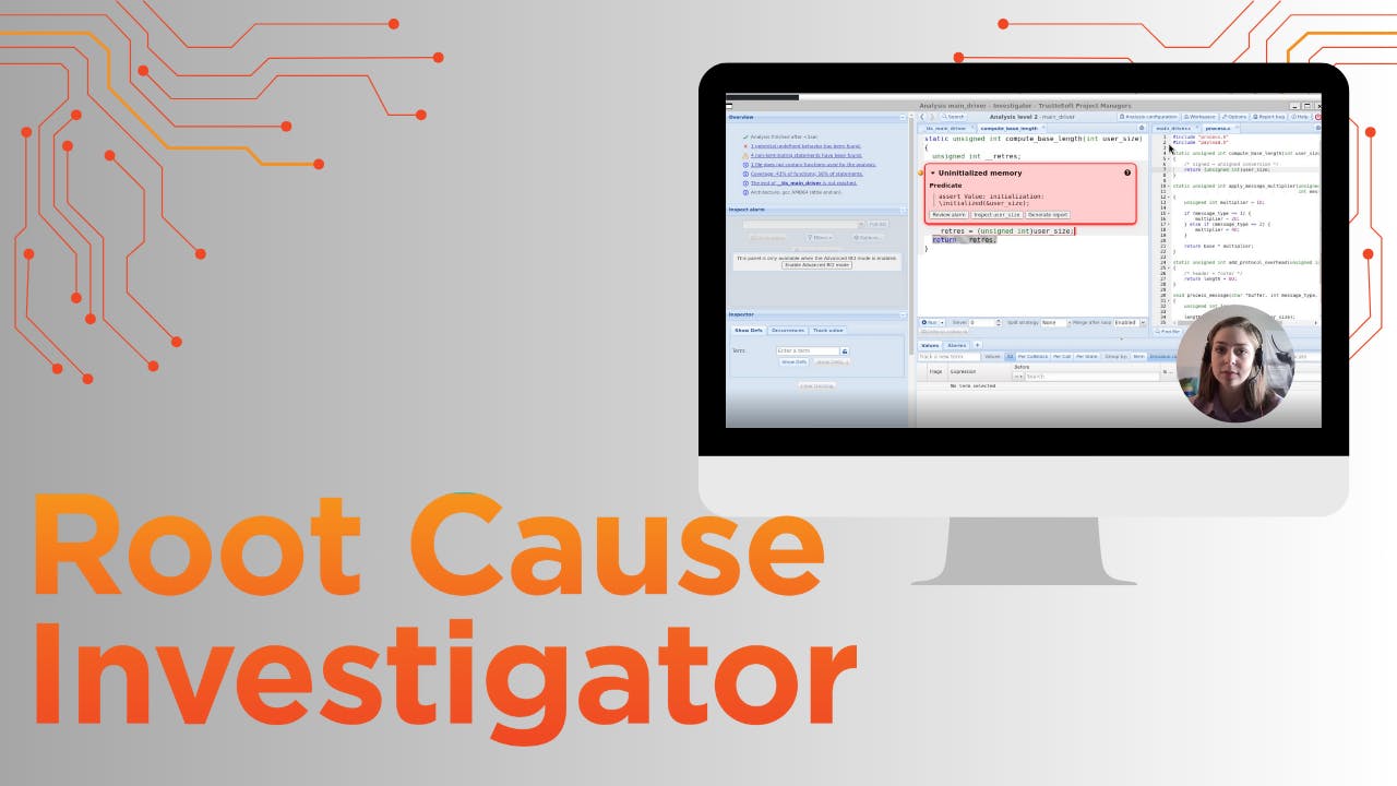 TrustInSoft Analyzer Root Cause Investigator Demo