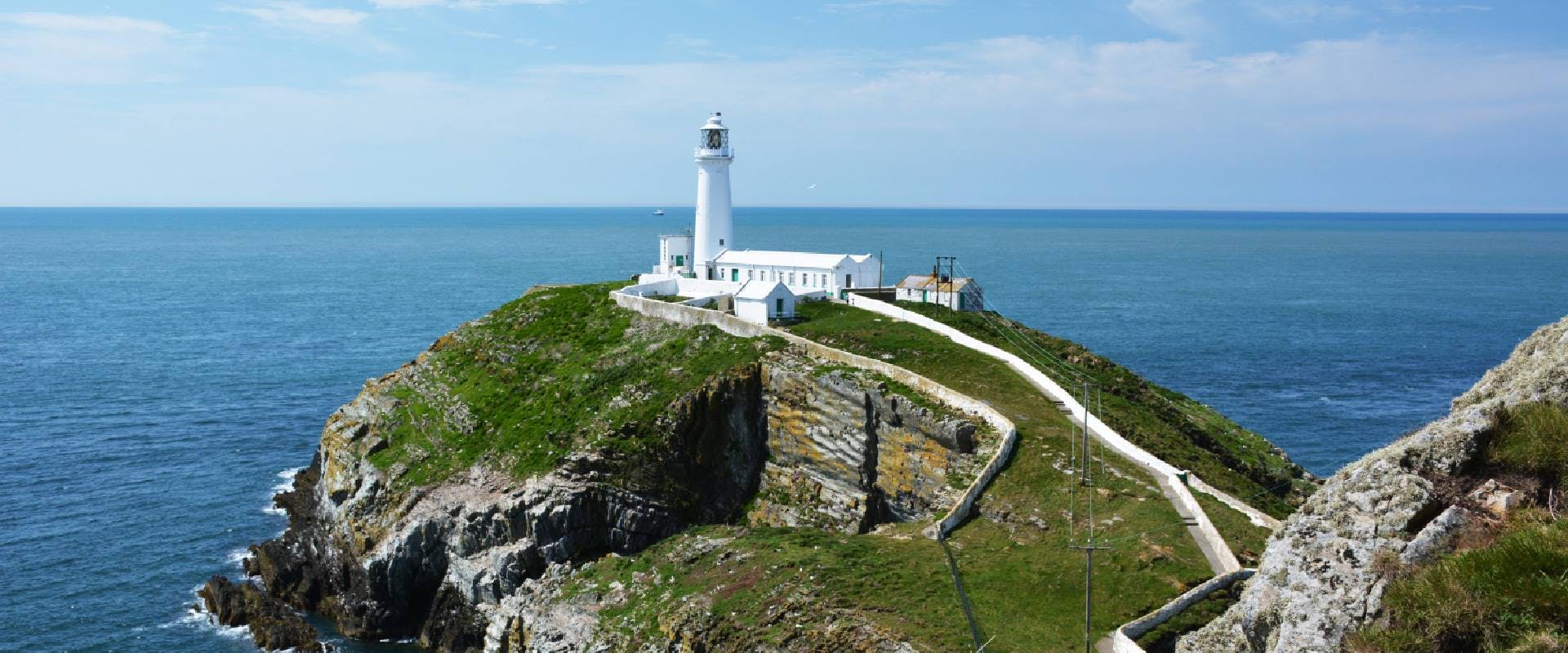 South Stack lighthouse near Holyhead, Anglesey
